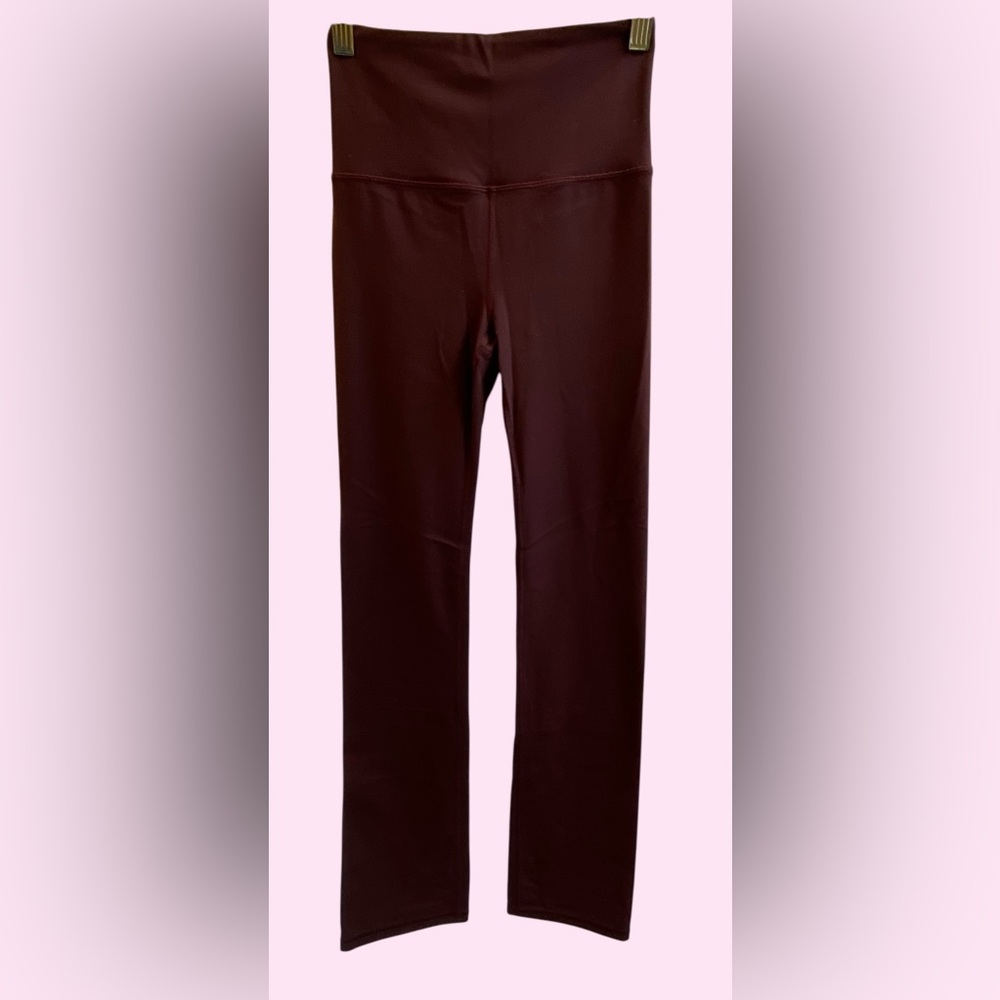 Athleta Maroon Elation Straight Leg Pant Size XXS